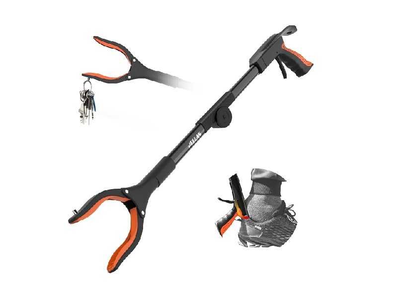 захоплювач сміттєзбирачі складні Jellas 80 см з магнітним наконечником