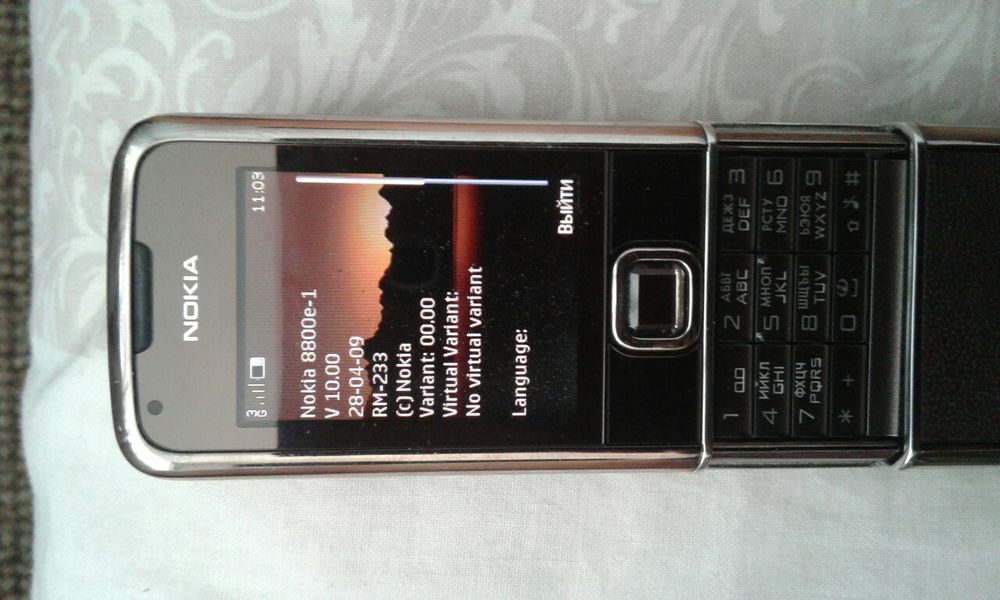 Нокиа 8800 сапфир арт браун