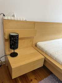 Łóżko z szafkami sypialnymi 160x200