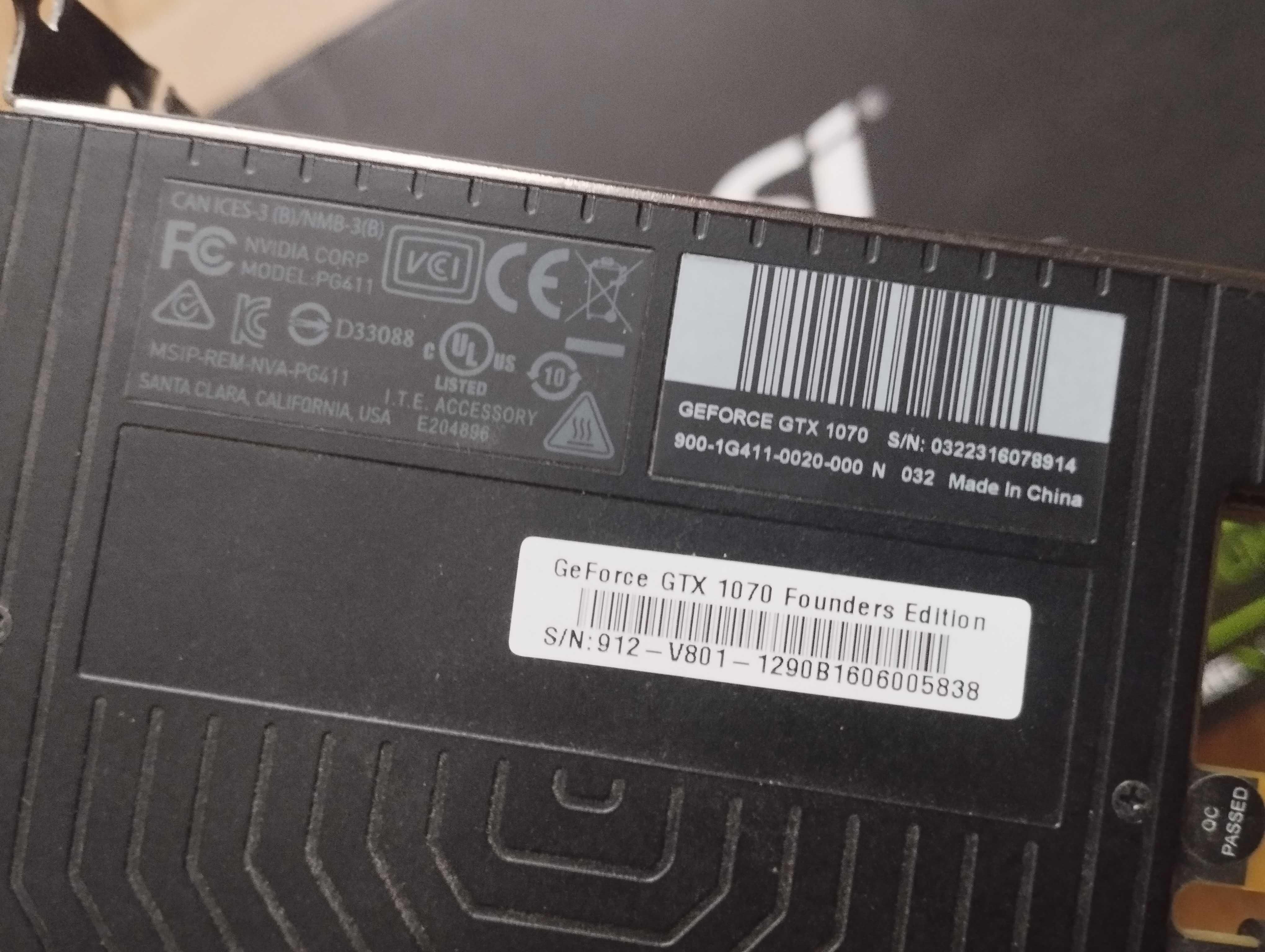 Karta Graficzna MSI GeForce GTX 1070 Founders Edition