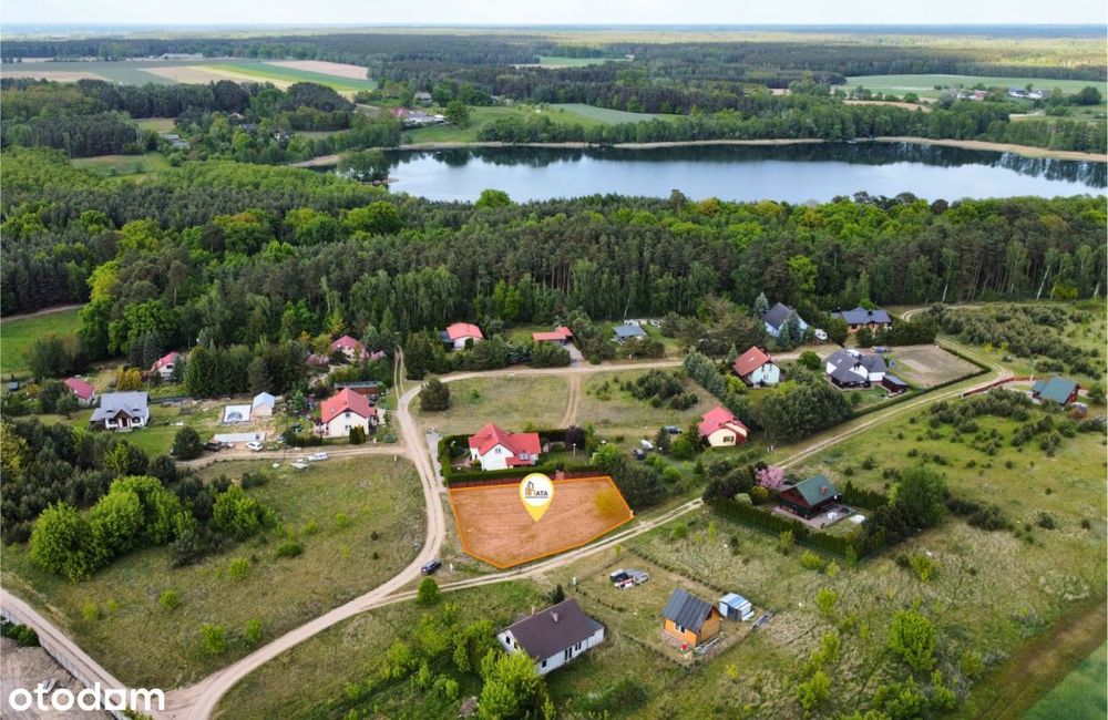 ➤Działka 1057m2 ➤ Psarskie ➤ 14min od Pniew