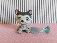 Littlest Pet Shop LPS unikatowy pies husky #210