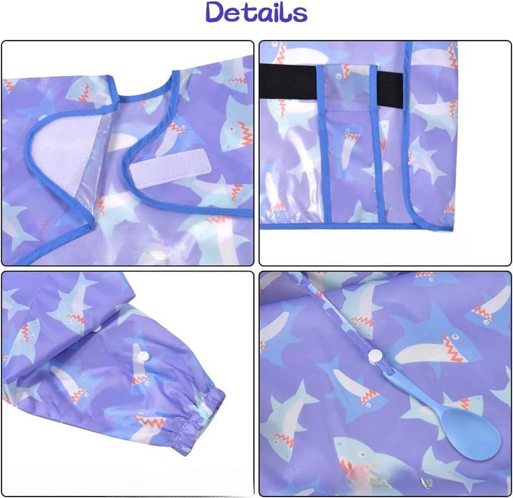 Śliniak dla niemowląt wodoodporny antypoślizgowy regulowany do 3 lat