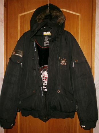 Куртка бомбер Michino, чёрная, разм. 3XL, наш 60. ПОГ-70 см
