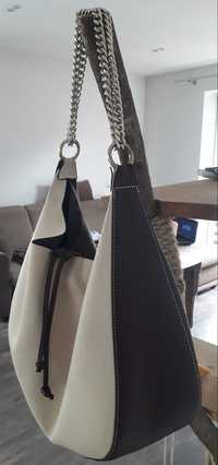 Torebka Zara półksiężyc typu hobo bag