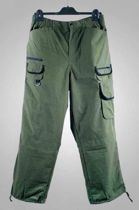 Spodnie bojówki Asos cargo y2k khaki W34 L32
