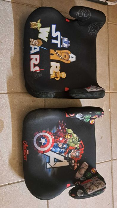 2 BANCOS Criança - Automóvel!Super-heróis!!