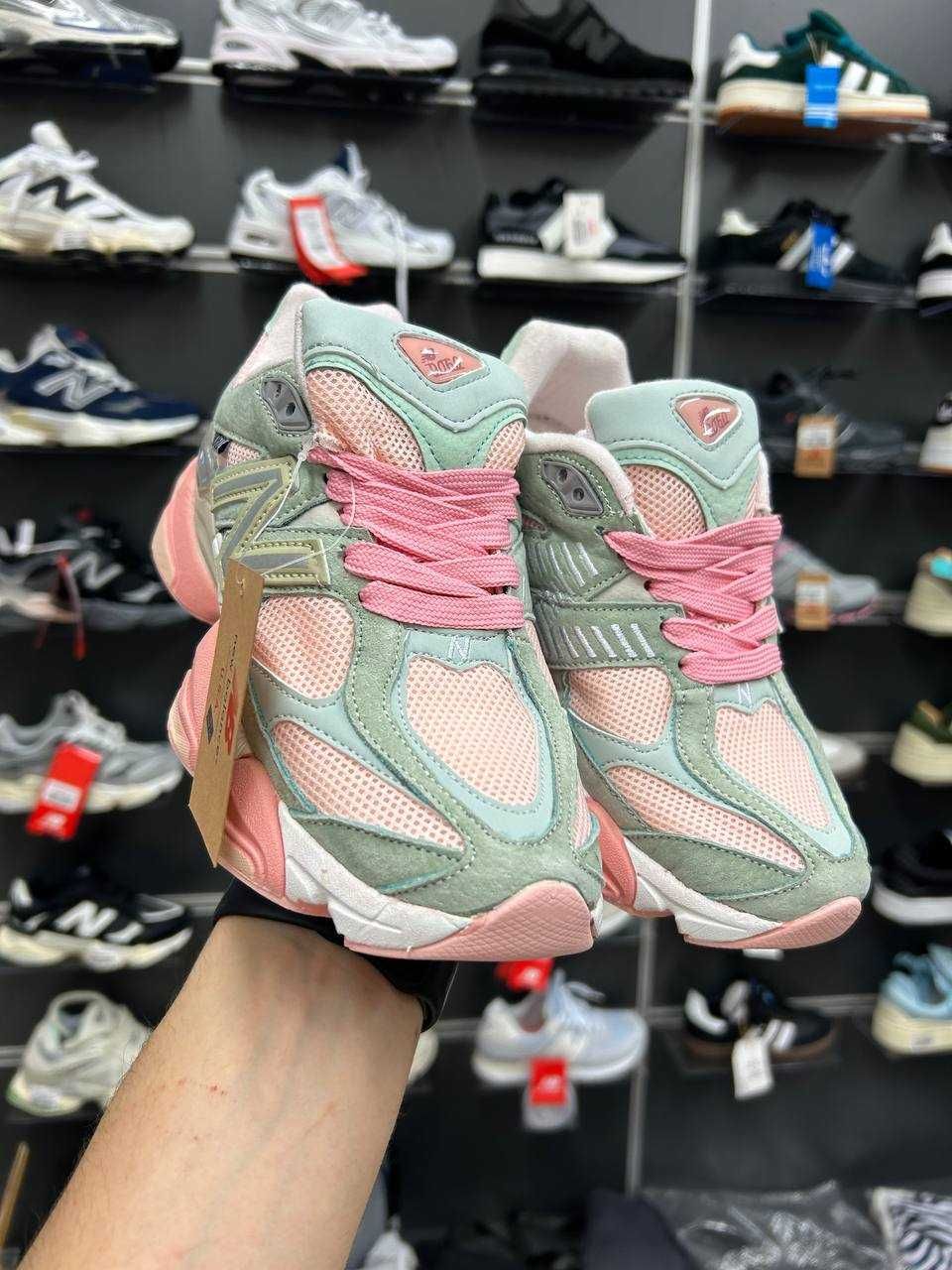 Жіночі кросівки New Balance 9060 Pink-Grey люксова якість (37-41)