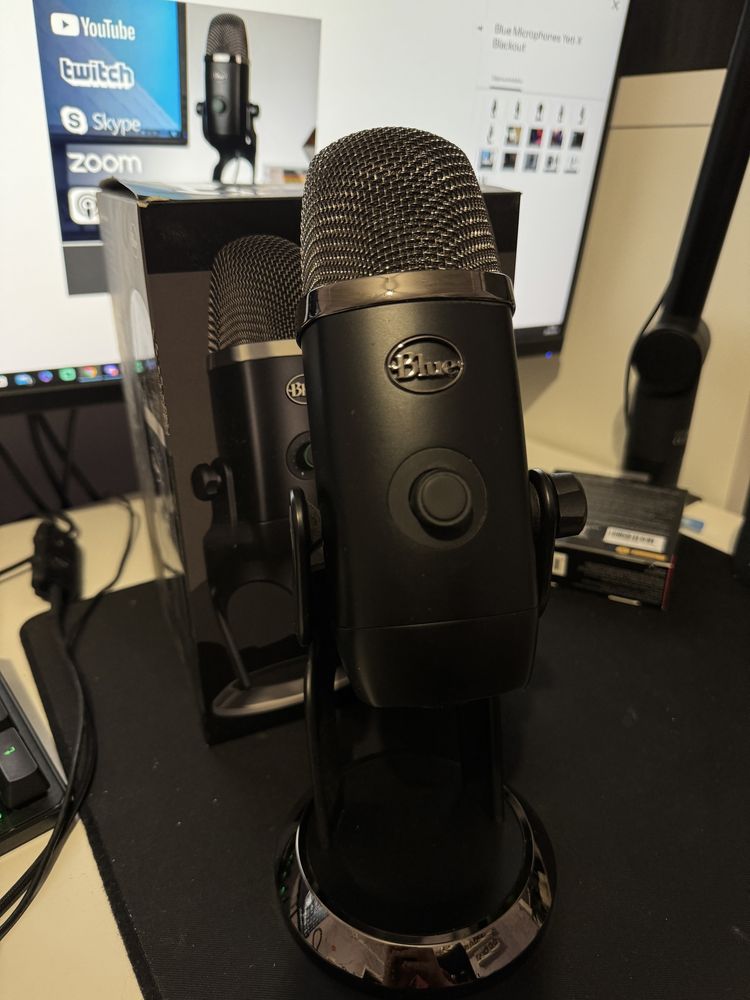 Mikrofon Blue Yeti X + ramie mikrofonowe