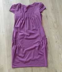 Greence fioletowa sukienka tunika 40