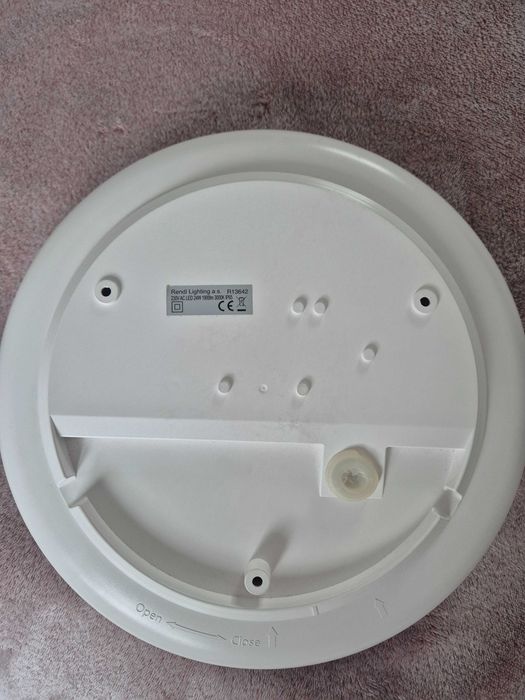 SASSARI lampa sufitowa biała poliwęglan/plastik 230V LED 24WIP65 3000K