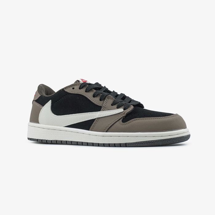 Кросівки Nike Air Jordan 1 Low OG SP Travis Scott Brown Mocha premium