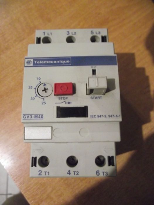 Wyłącznik silnika GV3-M40