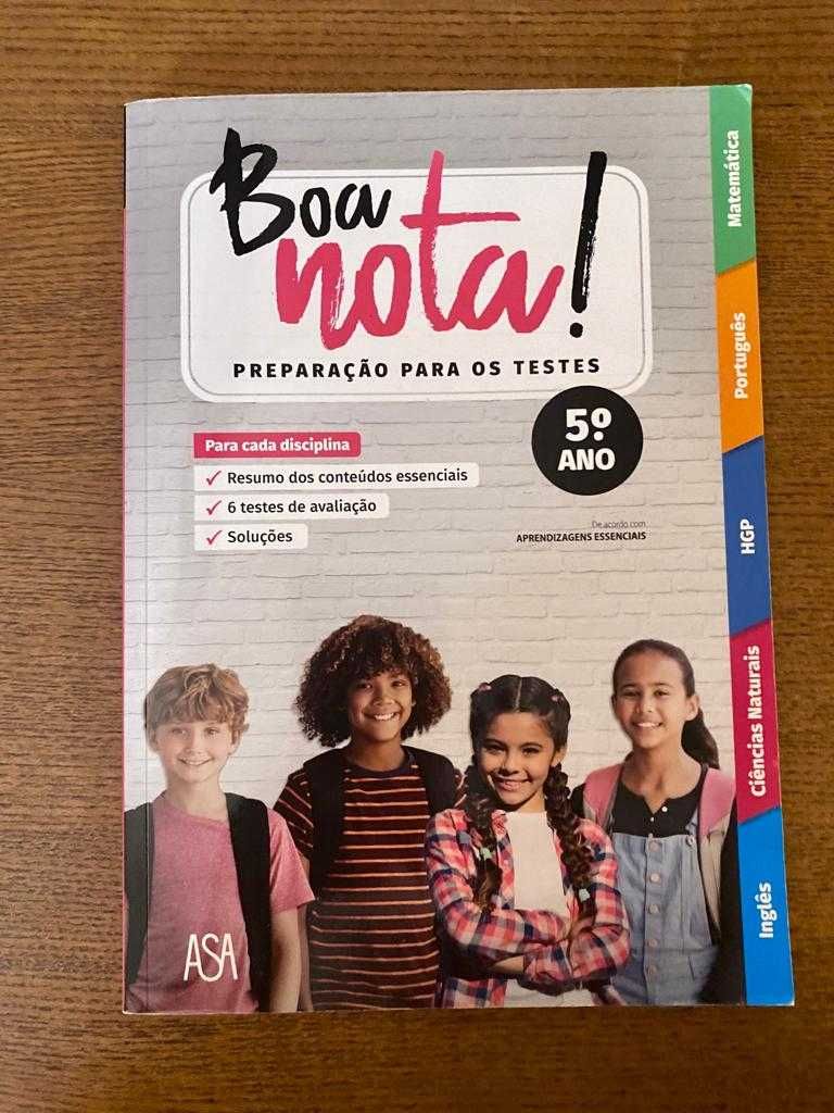 Livros de Apoio Escolar | 5.º Ano-Individual [€4/€5] ou em lote [€8]