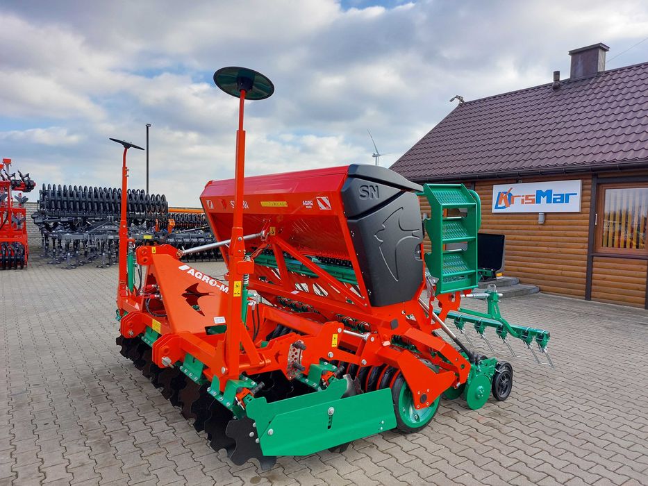 Siewnik Zbożowy Agregat Zestaw Uprawowo-Siewny EURO-MASZ 3m talerzowy