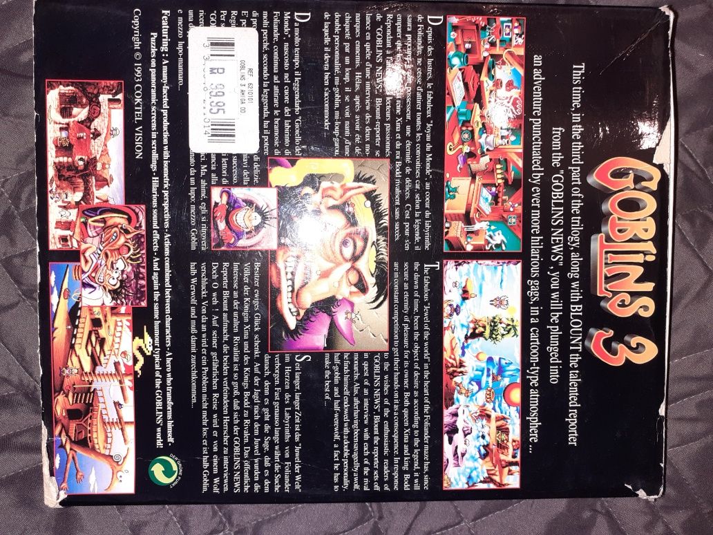 Goblins 3 Amiga box unikat