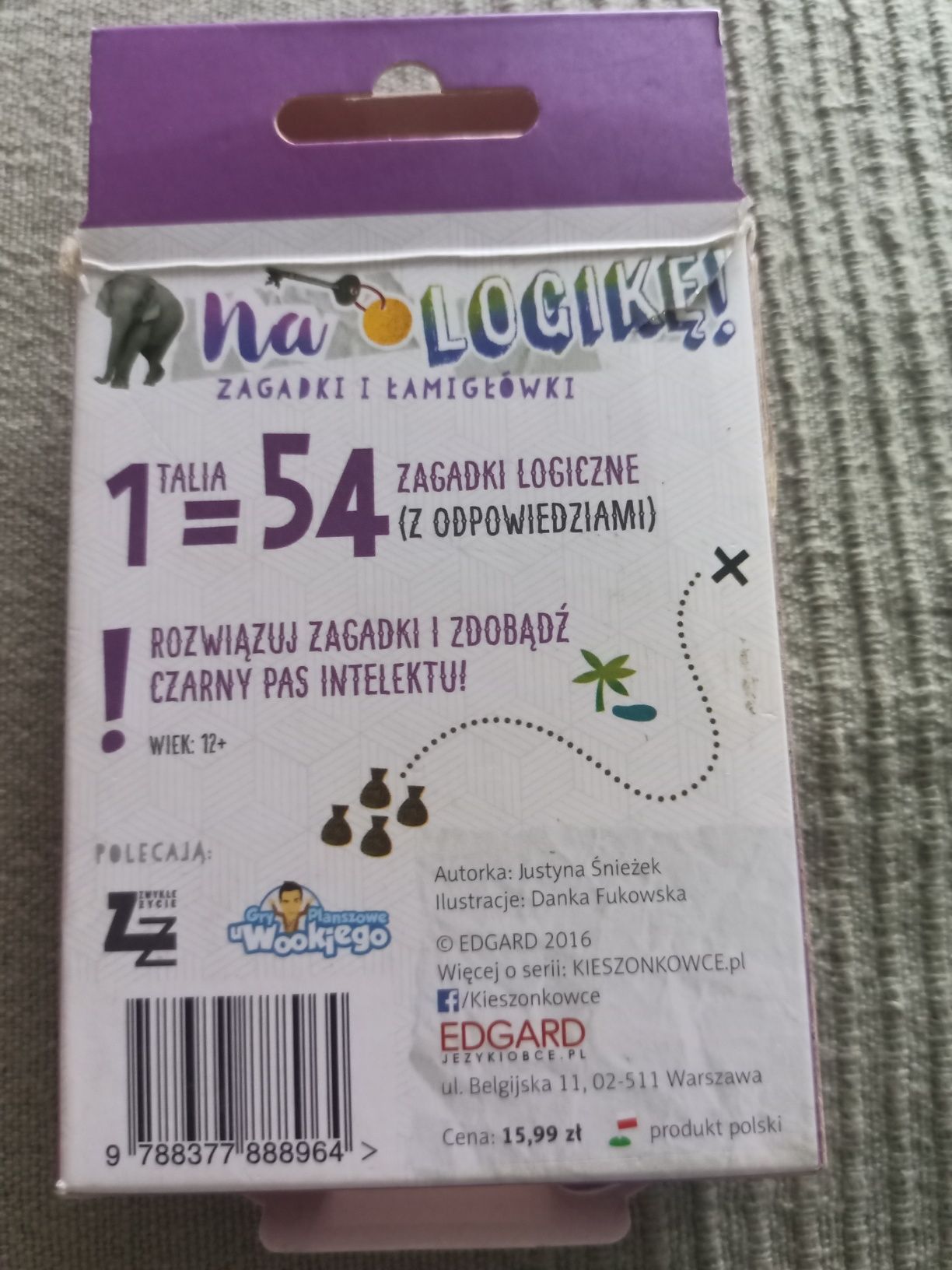 Kieszonkowa gra logiczna edukacyjna 12+