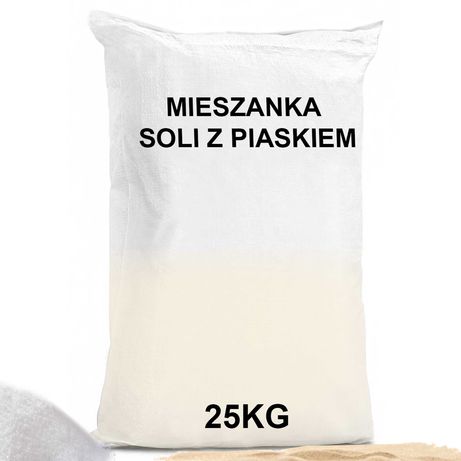 MIESZANKA Soli z PIASKIEM sól drogowa KURIER gratis