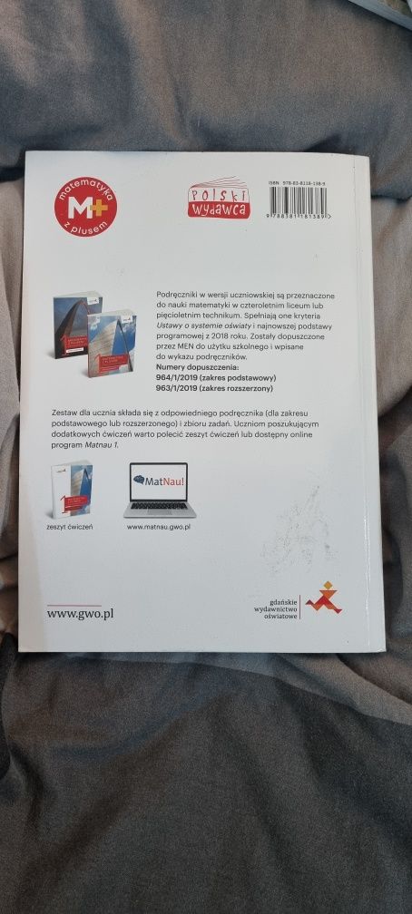 Zbiór zadań z matematyki ,,Matematyka z plusem 1"