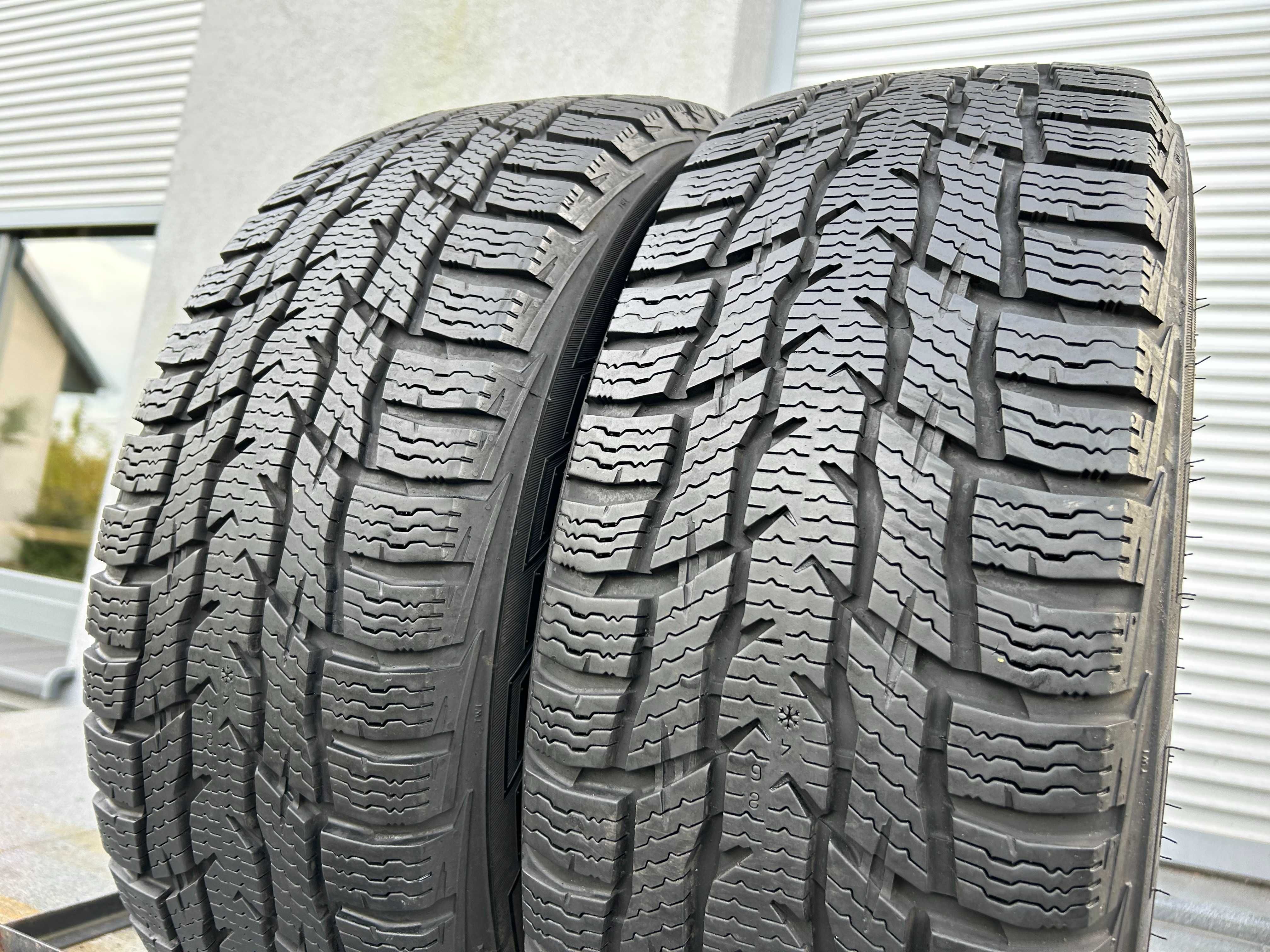 2 szt zimowe 225/55R17C Nokian 8,2mm 2019r świetny stan! fv23% Z1578