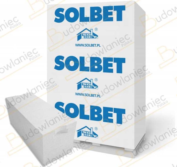 H+H PUSTAK Gazobeton beton komórkowy 24x59 kl 600 P+W transp+Andrychów