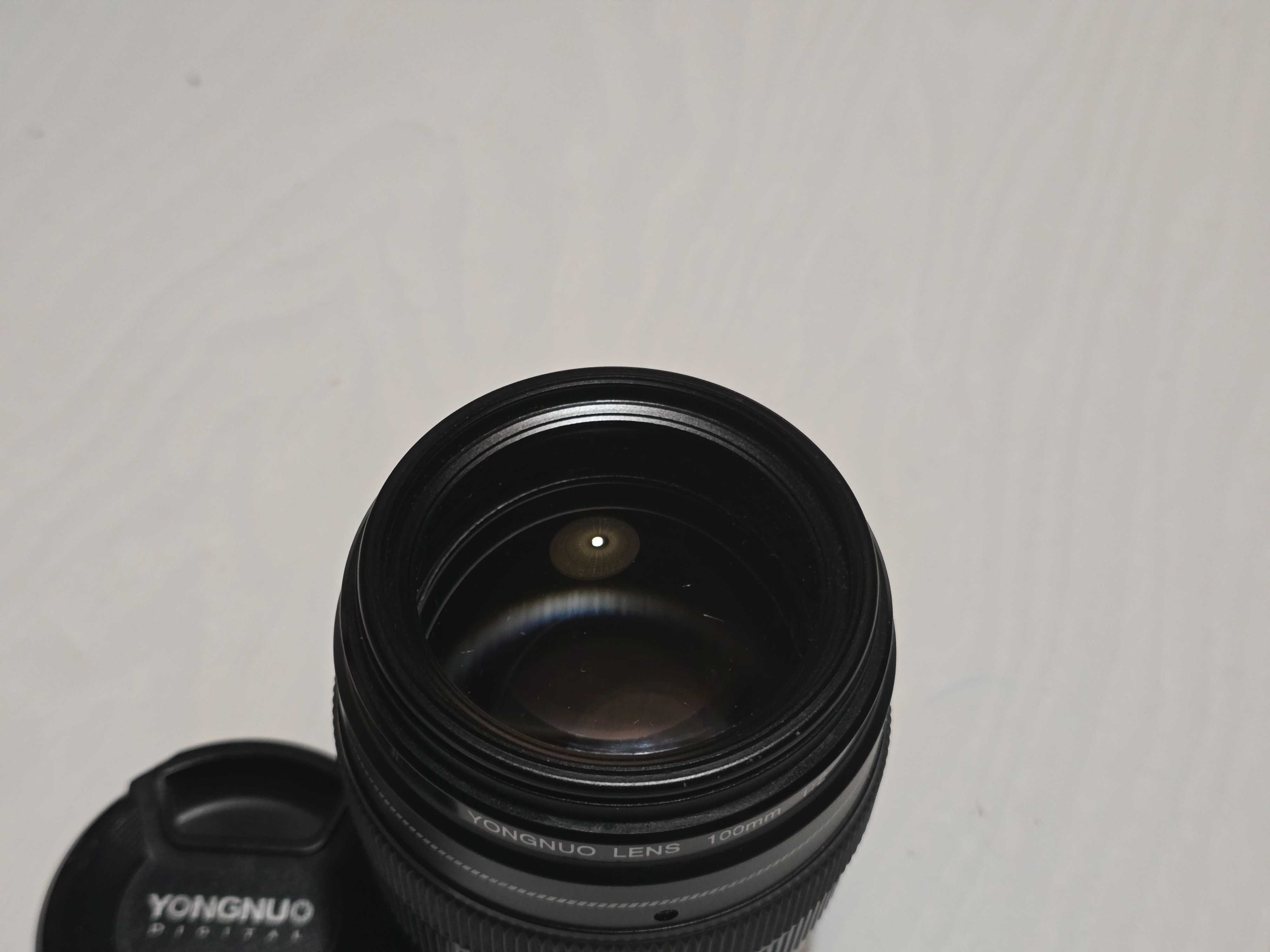 Obiektyw Yongnuo 100 mm F2.0 mocowanie Canon EF EF-S, okazja najtaniej