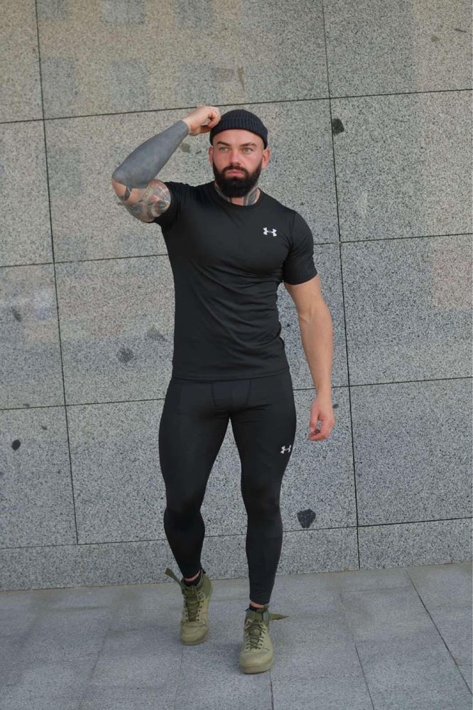 Компр.костюм Under Armour 5в1: Рашгард, шорти, легінси, футболка, худі