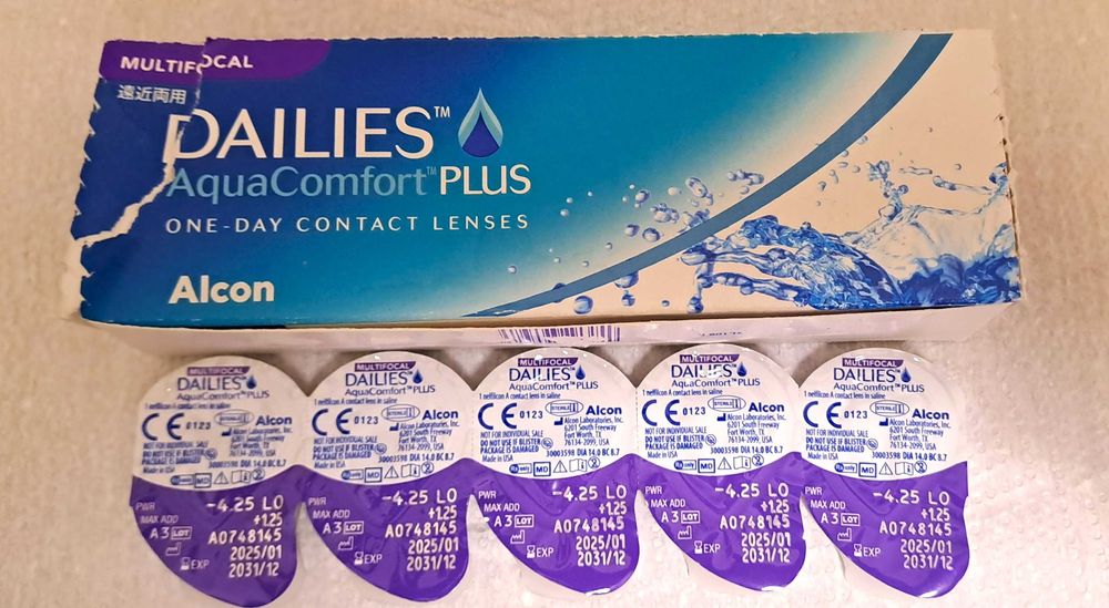 DAILIES AQUA COMFORT PLUS MULTIFOCAL  jednodniowe soczewki progresywne