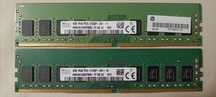 Оперативная память Hunix 8GB DDR4 , 2 планки  по 4GB.