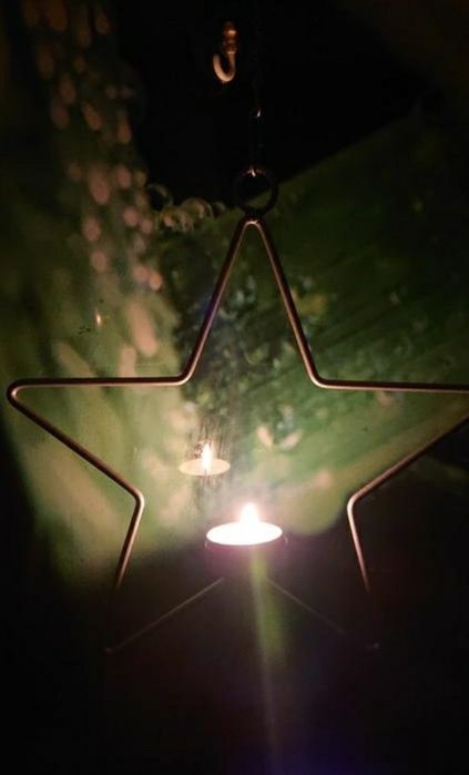 Металлическая подсвечник из Германии .