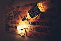 Wystrój Baru / Zawieszana Drewniana Tablica Jack Daniels