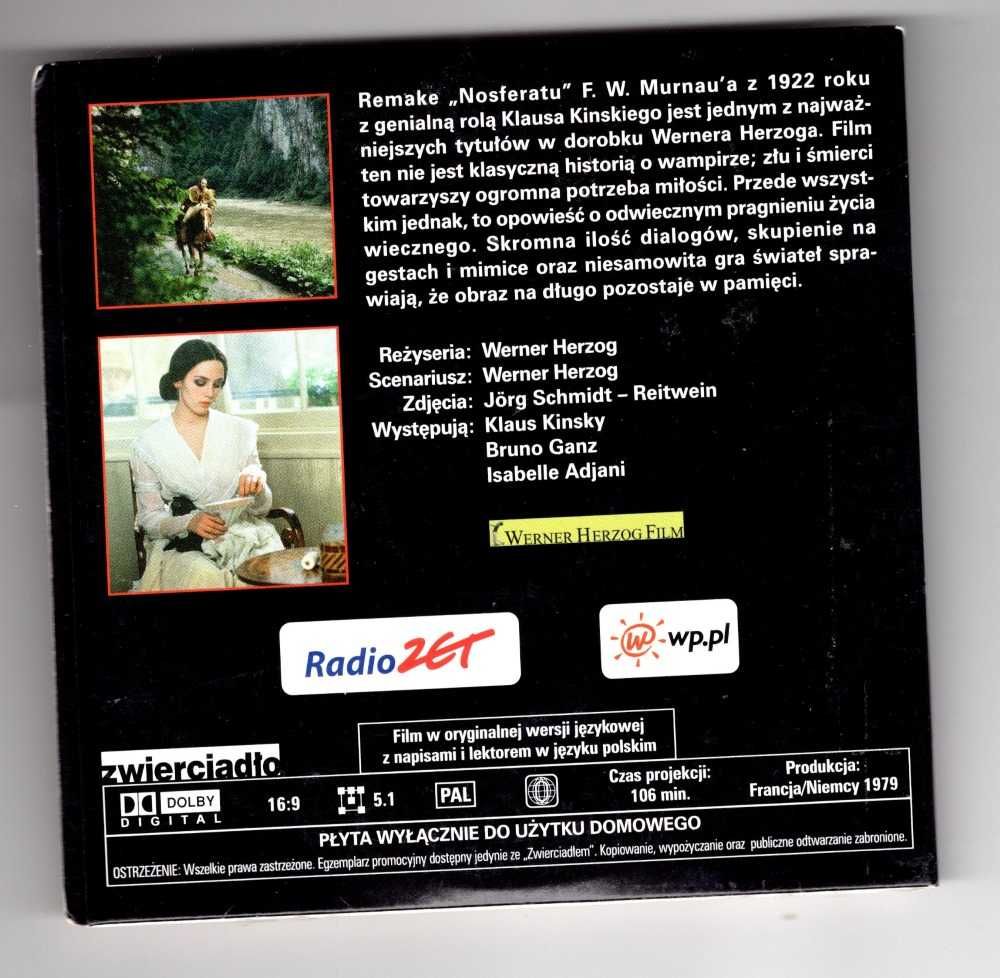 Nosferatu Wampir (reż. Werner Herzog) DVD