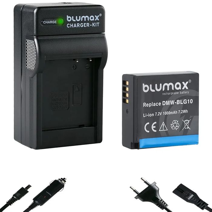 Blumax ładowarka + akumulator do Panasonic DMW-BLG10