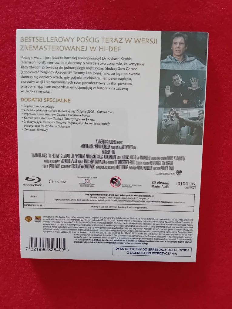 Ścigany [Blu-Ray] pl