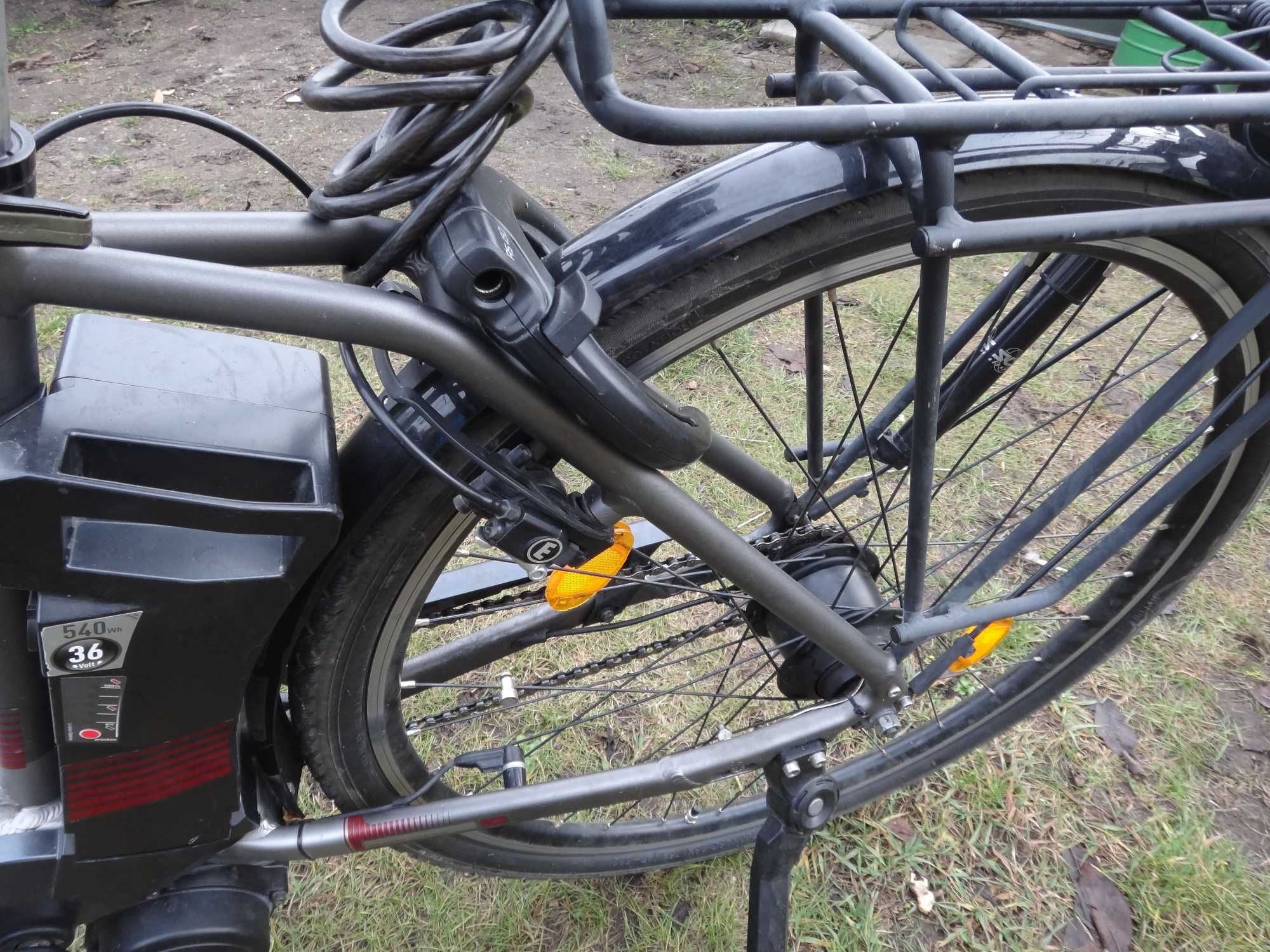 rower ze wspomaganiem ze sprawną baterią