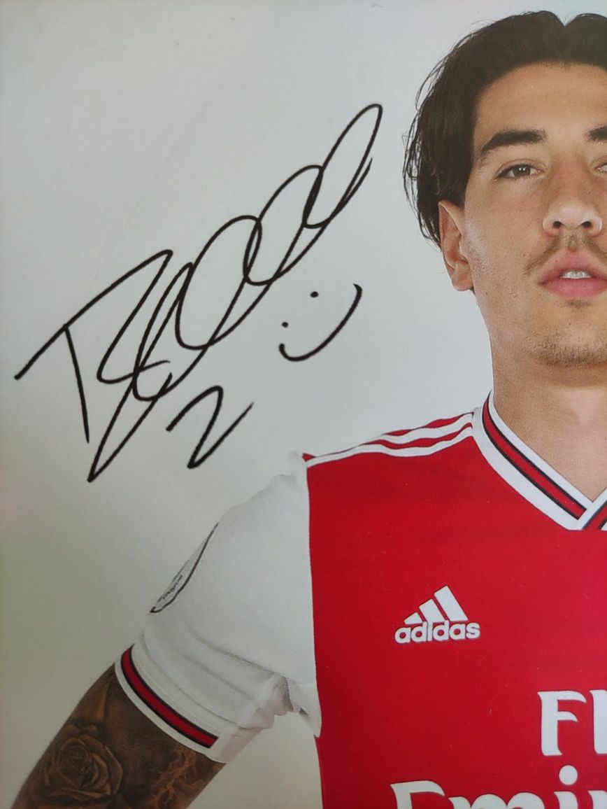 Autograf, podpis, nadruk Hector Bellerin Arsenal Piłka Nożna Kolekcja