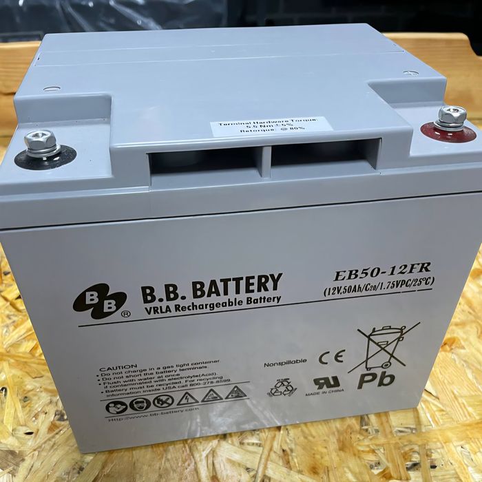 Акумулятор батарея 12V 50Аh AGM BB Battery