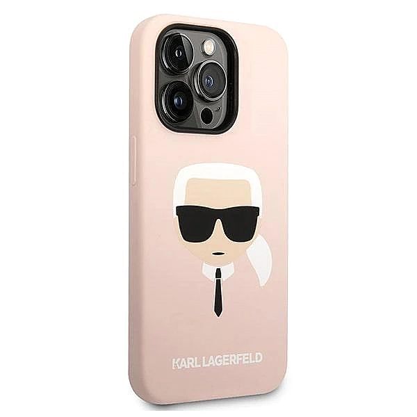 Etui Karl Lagerfeld Silicone Karl's Head MagSafe na iPhone 14 Pro Max