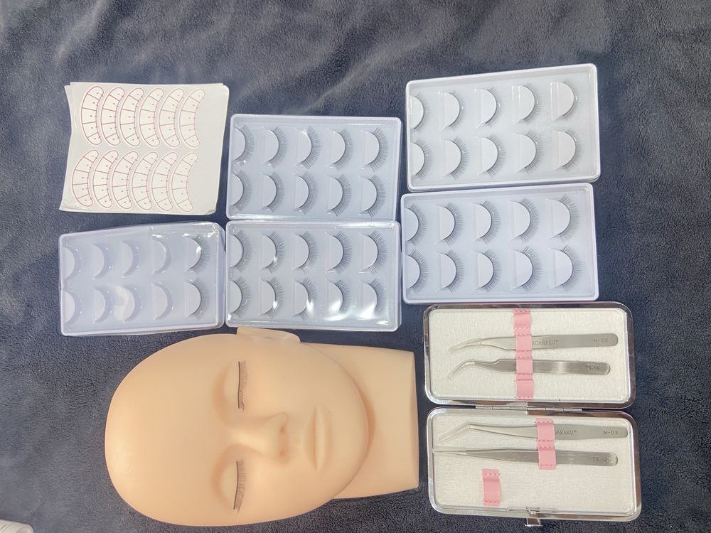 Kit de treino pestanas completo