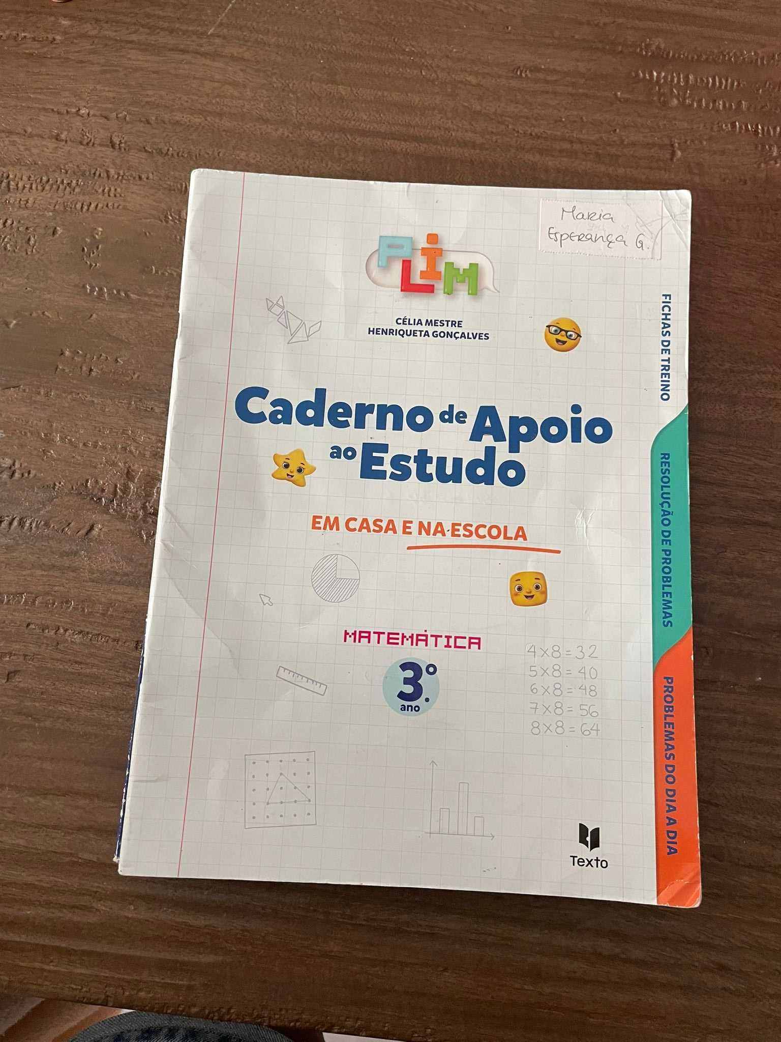 Livro Plim Matemática 3º Ano ( Manual + Caderno de Fichas )