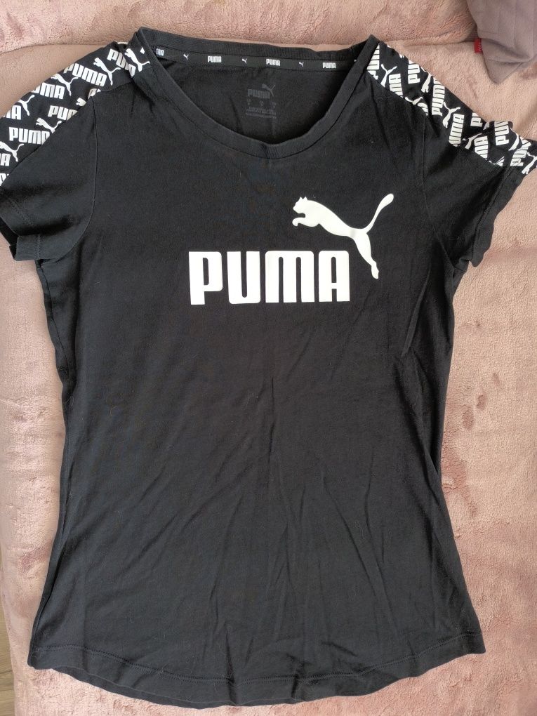 Koszulka Puma czarna z krótkim rękawem roz. 36.36