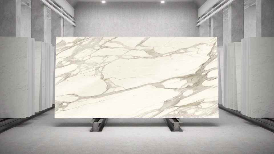 Spiek kwarcowy AtlasPlan Calacatta Bernini mat 20mm 162x324cm! Okazja!