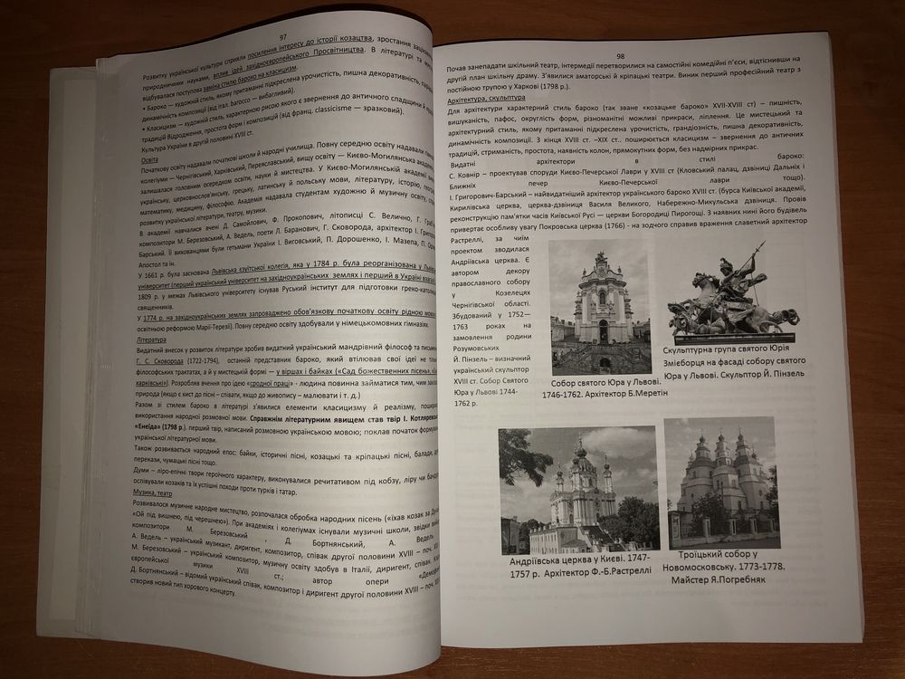 Опорні конспекти Історія України підготовка до ЗНО