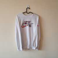 Bluza haft na wzór nike sb biała crewneck