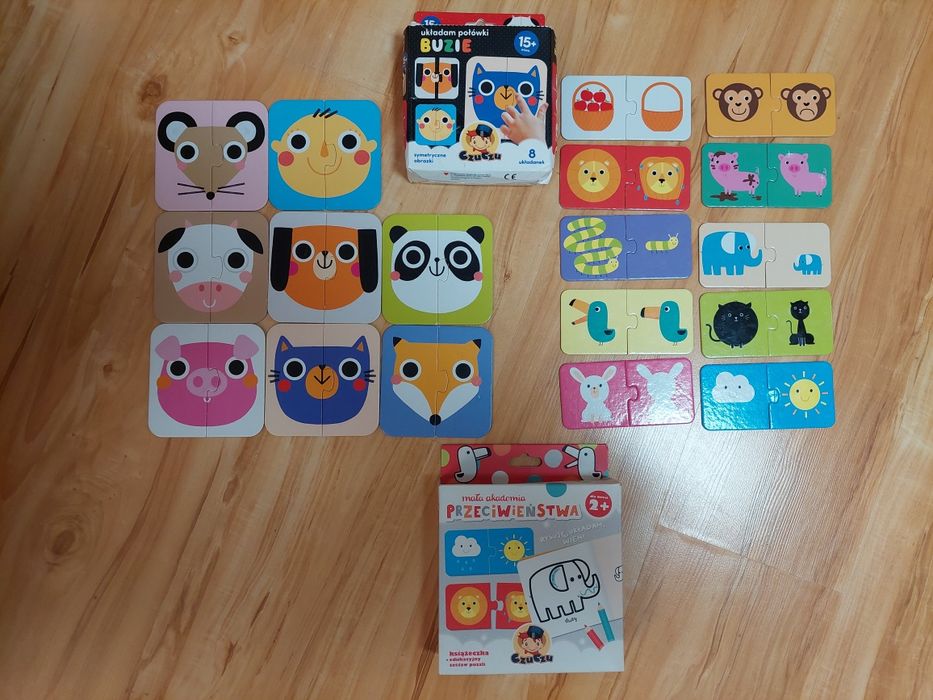 Puzzle Czuczu buzie i przeciwieństwa