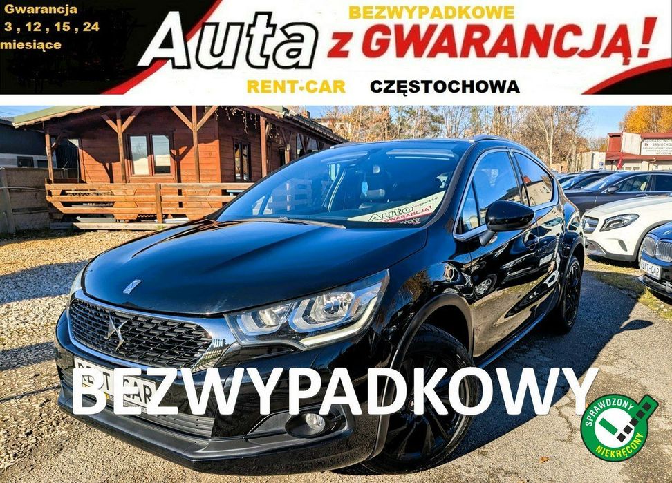 DS Automobiles DS 4 Crossback 1.6HDi*OPŁACONY*Bezwypadkowy Klimatronik Skóra*Serwis*VIP GWARANCJA24M