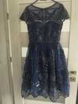 Elegancka sukienka granatowa 36 chi chi london