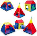 Zestaw namiotów dla dzieci 5w1 namiot tipi wigwam plac zabaw