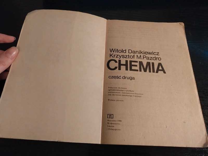 Chemia 2 W.Danikiewicz i K.M.Pazdro