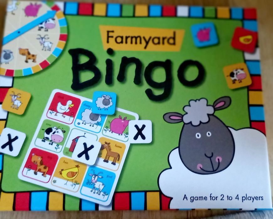 Дитяча гра, Бінго, на англійській мові, вік 3-6років